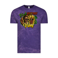 Cloud Purple Black history Vintage Tee - HowdyJamesFarm