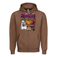 Chestnut boooks Zipper Hoodie - BarkalooDesign