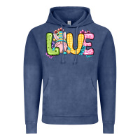 Vintage Denim Easter Day Love Easter gnome Vintage Hoodie - OliviaCreatesArt