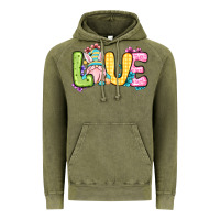 Vintage Olive Easter Day Love Easter gnome Vintage Hoodie - OliviaCreatesArt