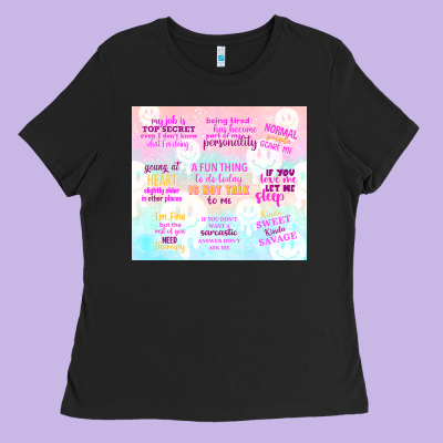 A Fun Thing To Do Today Is Not Talk To Me Ladies Tee Designed By Tumblerdesignbyshophia