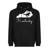 Black Kentucky Horse Map State , best gift, costume, halloween, xmas, christ Heavyweight Hoodie - maiPhamDesign