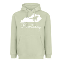 Matcha Kentucky Horse Map State , best gift, costume, halloween, xmas, christ Heavyweight Hoodie - maiPhamDesign