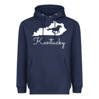 Navy Kentucky Horse Map State , best gift, costume, halloween, xmas, christ Heavyweight Hoodie - maiPhamDesign