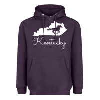 Plum Kentucky Horse Map State , best gift, costume, halloween, xmas, christ Heavyweight Hoodie - maiPhamDesign