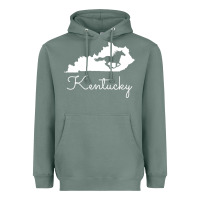 Sage Kentucky Horse Map State , best gift, costume, halloween, xmas, christ Heavyweight Hoodie - maiPhamDesign