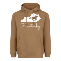 Toasted Coconut Kentucky Horse Map State , best gift, costume, halloween, xmas, christ Heavyweight Hoodie - maiPhamDesign