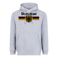 Heather Grey DEUTSCHLAND Germany Flag Coat of Arms Eagle Banner Vintage , best gift Heavyweight Hoodie - maiPhamDesign