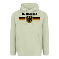 Matcha DEUTSCHLAND Germany Flag Coat of Arms Eagle Banner Vintage , best gift Heavyweight Hoodie - maiPhamDesign