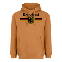 Meerkat DEUTSCHLAND Germany Flag Coat of Arms Eagle Banner Vintage , best gift Heavyweight Hoodie - maiPhamDesign