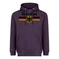 Plum DEUTSCHLAND Germany Flag Coat of Arms Eagle Banner Vintage , best gift Heavyweight Hoodie - maiPhamDesign
