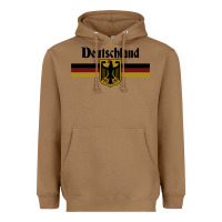 Toasted Coconut DEUTSCHLAND Germany Flag Coat of Arms Eagle Banner Vintage , best gift Heavyweight Hoodie - maiPhamDesign
