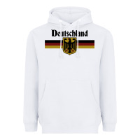White DEUTSCHLAND Germany Flag Coat of Arms Eagle Banner Vintage , best gift Heavyweight Hoodie - maiPhamDesign