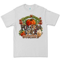 Dove Grey Stressed blessed pumpkin spice obsessed Fall Premium Tee - NancyCooperArtShop