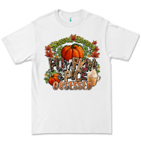 White Stressed blessed pumpkin spice obsessed Fall Premium Tee - NancyCooperArtShop
