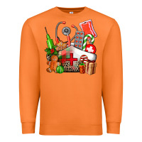 Carrot nurse  and christmas Premium Sweatshirt - AdoDesignShop