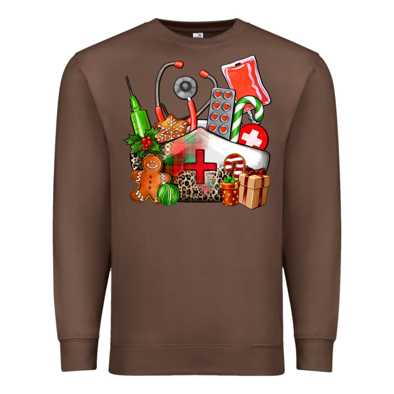 Nurse  And Christmas Premium Sweatshirt by AdoDesignShop | Teevron