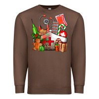 Chestnut nurse  and christmas Premium Sweatshirt - AdoDesignShop