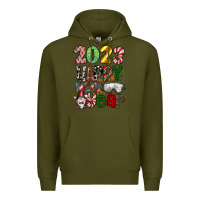 Army Green 2023 Happy New Year Premium Hoodie - CowhideDigitalArt