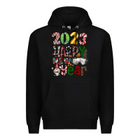 Black 2023 Happy New Year Premium Hoodie - CowhideDigitalArt