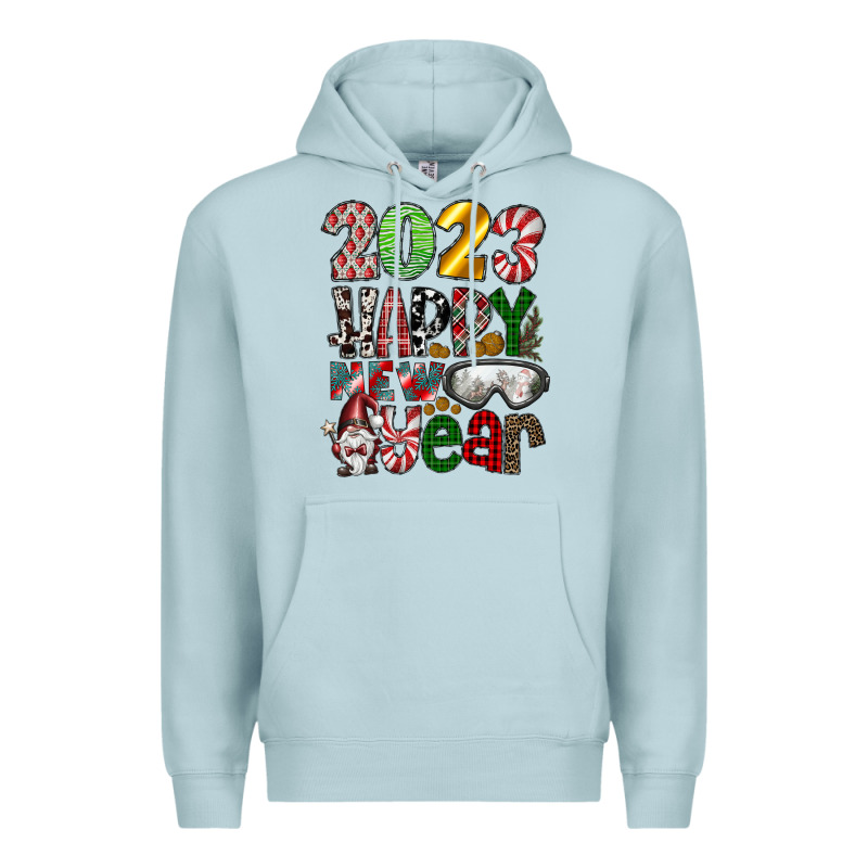 2023 Happy New Year Premium Hoodie by CowhideDigitalArt | Teevron