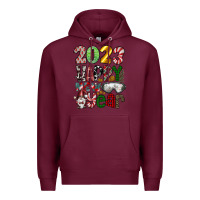 Burgundy 2023 Happy New Year Premium Hoodie - CowhideDigitalArt