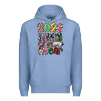 Colony Blue 2023 Happy New Year Premium Hoodie - CowhideDigitalArt
