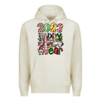 Oatmeal Heather 2023 Happy New Year Premium Hoodie - CowhideDigitalArt