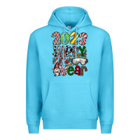 Ocean Blue 2023 Happy New Year Premium Hoodie - CowhideDigitalArt