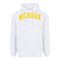 White Michigan - Throwback Design - Classic , best gift, costume, halloween, Heavyweight Hoodie - maiPhamDesign