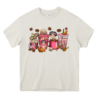 Cream cafecito y chisme coffee cups Heavy Core Tee - texasbilliewilder