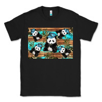 Black Camouflage Baby Panda Classic Tee - Artiststas