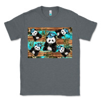 Charcoal Heather Camouflage Baby Panda Classic Tee - Artiststas