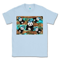 Dusty Blue Camouflage Baby Panda Classic Tee - Artiststas