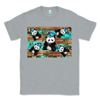 Heather Grey Camouflage Baby Panda Classic Tee - Artiststas