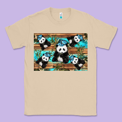 Camouflage Baby Panda Classic Tee Designed By Artiststas