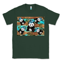 Sports Green Camouflage Baby Panda Classic Tee - Artiststas