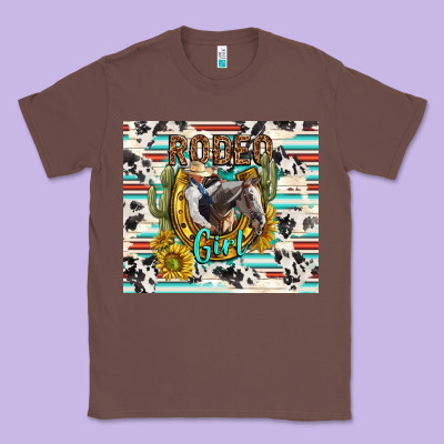 Rodeo Girl Classic Tee Designed By Tumblerdesignbyshophia