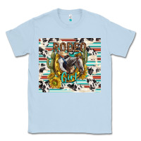 Dusty Blue rodeo girl Classic Tee - TumblerDesignByShophia