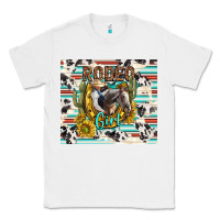 White rodeo girl Classic Tee - TumblerDesignByShophia