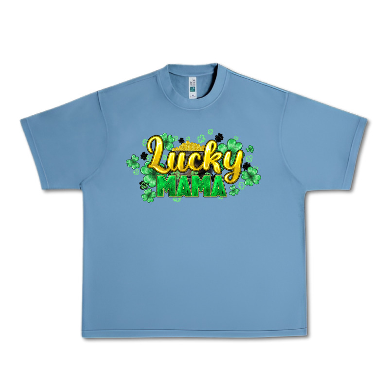 Lucky Mama St Patricks Urban Heavy Tee by HowdyJamesFarm | Teevron