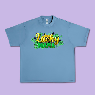 Lucky Mama St Patricks Urban Heavy Tee Designed By Howdyjamesfarm