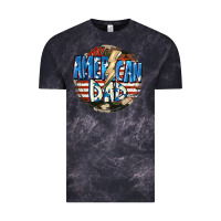 Cloud Black All american dad 4th of july Vintage Tee - CowGirlArtShop