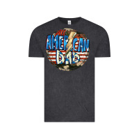 Vintage Black All american dad 4th of july Vintage Tee - CowGirlArtShop