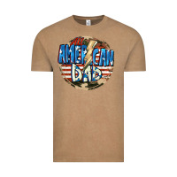 Vintage Coffee All american dad 4th of july Vintage Tee - CowGirlArtShop