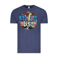 Vintage Denim All american dad 4th of july Vintage Tee - CowGirlArtShop