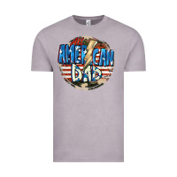 Vintage Zinc All american dad 4th of july Vintage Tee - CowGirlArtShop