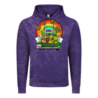Cloud Purple St. Patrick's Day truck Vintage Hoodie - OliviaCreatesArt