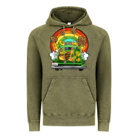 Vintage Olive St. Patrick's Day truck Vintage Hoodie - OliviaCreatesArt
