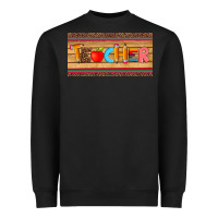 Black teacher pen apple license plate template Heavyweight Sweatshirt - Artiststas